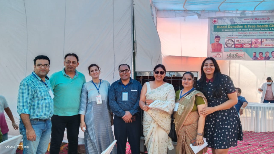 Health and Blood Donation Camp